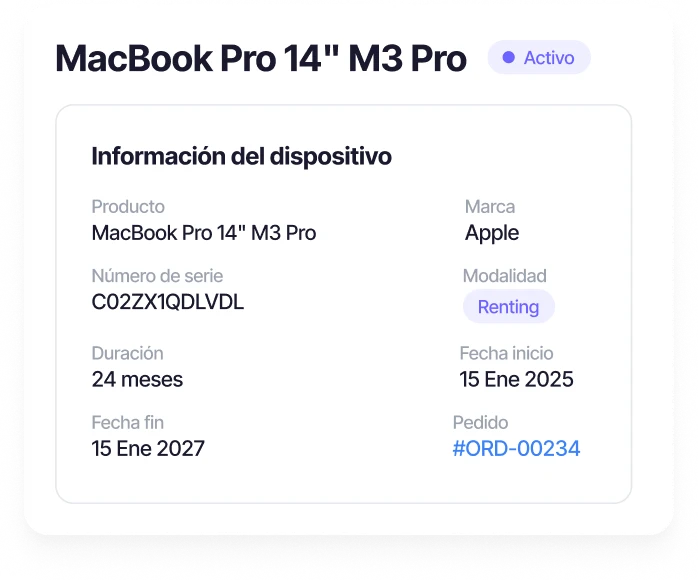 Historial completo por empleado