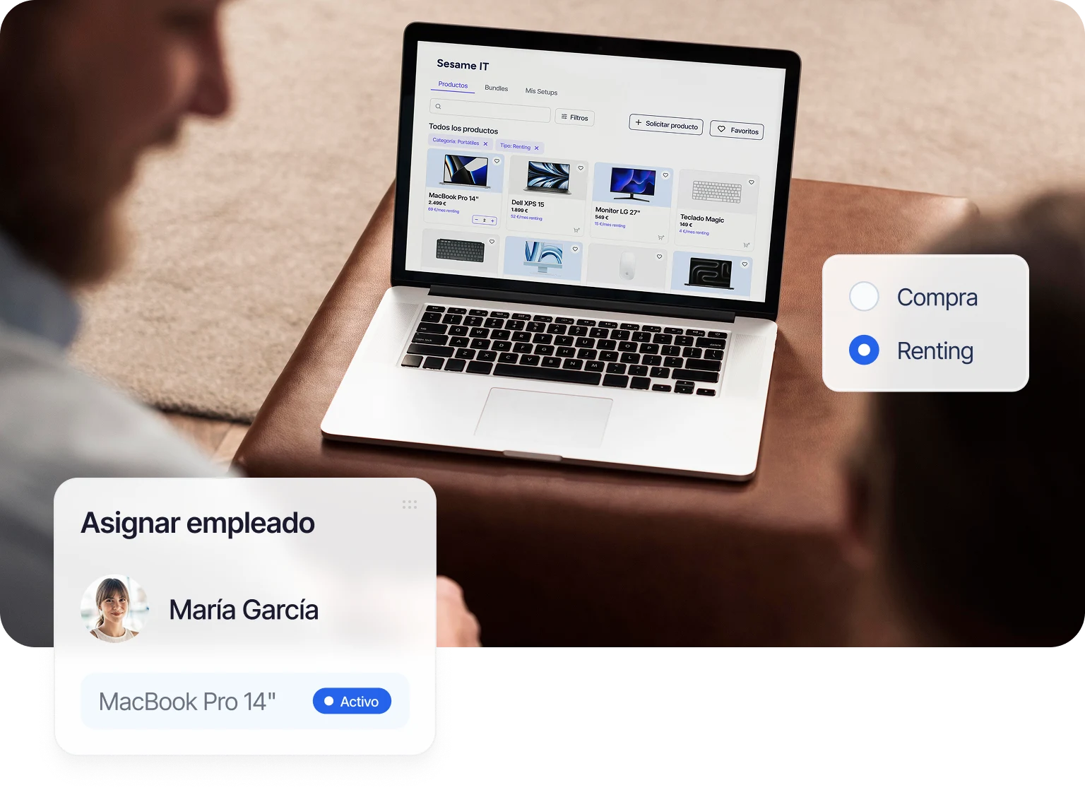 Catálogo de dispositivos de Sesame IT