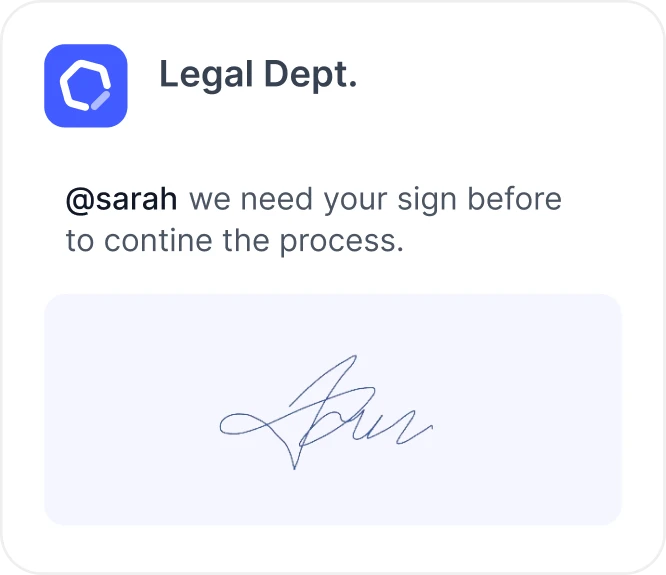 Solicitud de firma electrónica