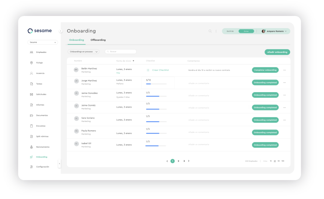 proceso de onboarding