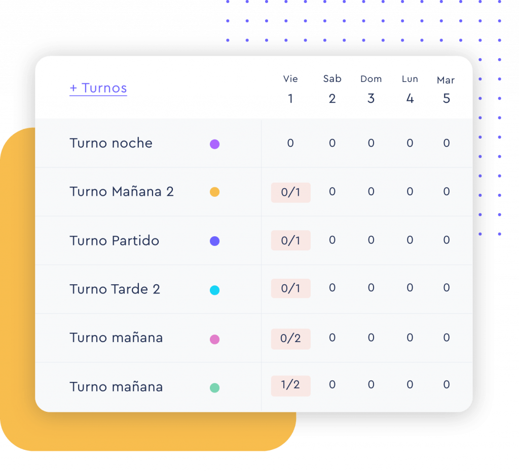 aplicacion para hacer cuadrantes de trabajo